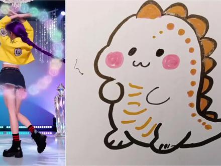 拯救小金龙!一起来看漫画,随意画简笔呀!#动漫 #二次元 #简笔画 #日常瞎画 @抖音小助手 @抖音创作小助手