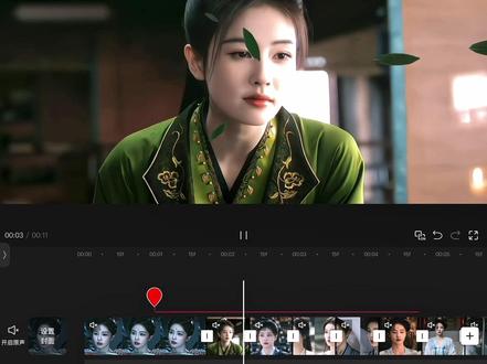 ‘东船与西舫 琴音袅袅于心上’剪辑教程~ #剪辑教程 #卡点 #转场 #白鹿 #唐宫奇案
