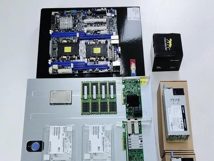 组装NAS网络存储服务器 truenas freenas PVE 黑群晖 2U 12盘位 华硕Z11PA-D8服务器主板 华硕服务器准系统 #NAS #存储服务器 #大容量硬盘