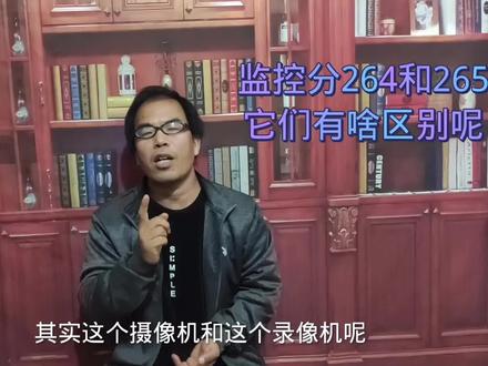 监控分类太多了,264和265就是这样的区别