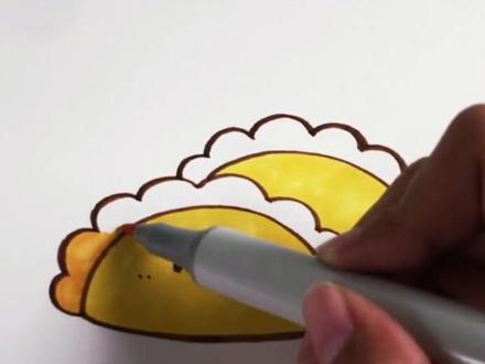 可爱的小饺子#简笔画教程 #儿童简笔画 #创意简笔画 #一起学画画 #手绘 #幼儿教育 #过年啦 @DOU+小助手