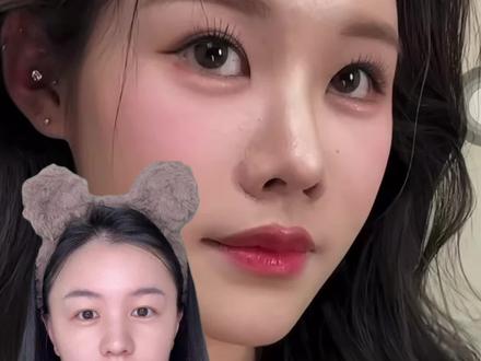 新手易学版姜乘澜姐姐韩妆! 把复杂的步骤都简化啦~手残党放心学!#跟着美妆博主学化妆 #姜乘澜 #妆教 #新手化妆教程 #韩妆