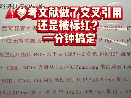 一分钟教你解决参考文献引用了还是被标红#hodkey #毕业论文 #降AIGC #大学生 #论文格式
