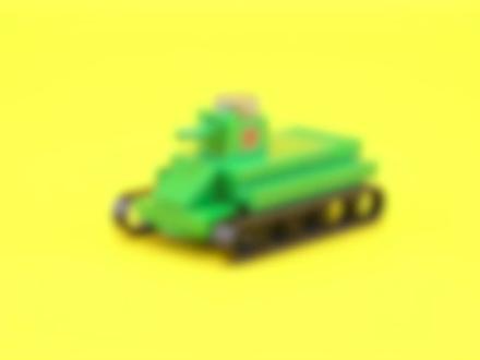 乐高苏联BT-2迷你坦克MOC教程#乐高 #坦克 #MOC #教程