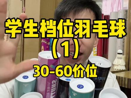 学生档位羽毛球(1),30-60 价位。#羽毛球 #羽毛球装备 #一起打羽毛球 #羽毛球测评 #羽球人