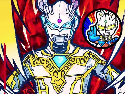 你相信光吗?教你画闪耀赛罗机甲VS赛罗奥特曼,谁更强! #奥特曼简笔画 #创作者中心 #创作灵感 #手绘教程 #赛罗奥特曼