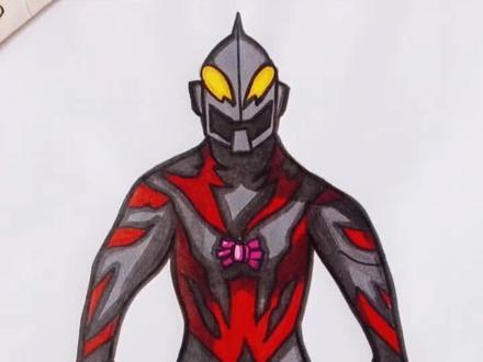 贝利亚,奥特曼简笔画#贝利亚奥特曼 #奥特曼 #奥特曼卡片 #绘画教程