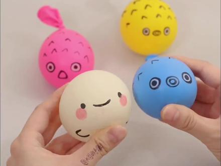 #手工 #一起做手工 跟我做好玩解压的河豚受气包