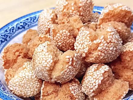 开口笑的配方和做法,3个窍门,想不笑都难,过年美食笑口枣