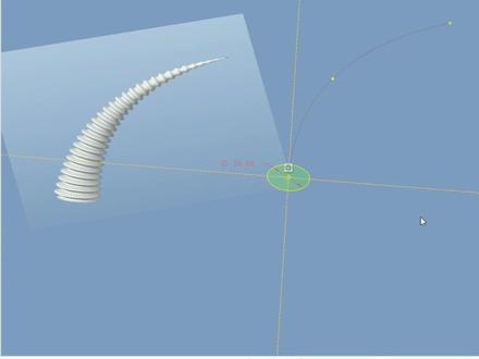 两步教你快速学画牛角#三维建模#proe#产品设计#3d设计#3d建模#工业设计#软件#教学#creo结构设计