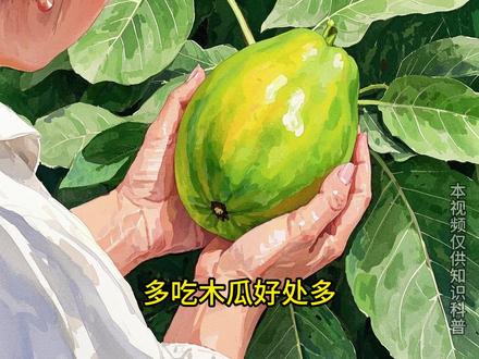 多吃木瓜好处多 #养生 #木瓜
