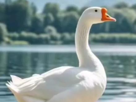 一招教你准确辨别鹅公母。#养鹅技术分享 #大白鹅