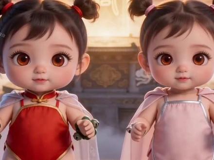 三岁魔娃:爹地躺平,我掀翻三界!#动漫 #二次元 #3D动漫 #因为一个片段看了整部剧