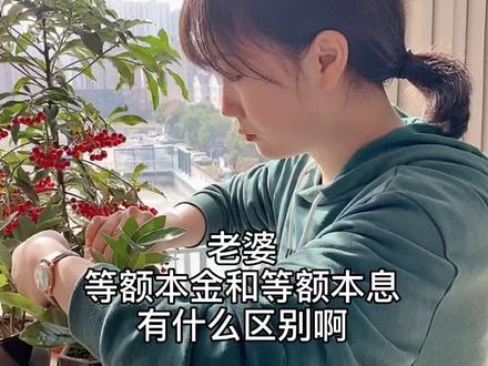 老婆,等额本金和等额本息有什么区别啊?#金融 #轻知识计划 #知识创作人 #生活小妙招 #买房 @抖音小助手