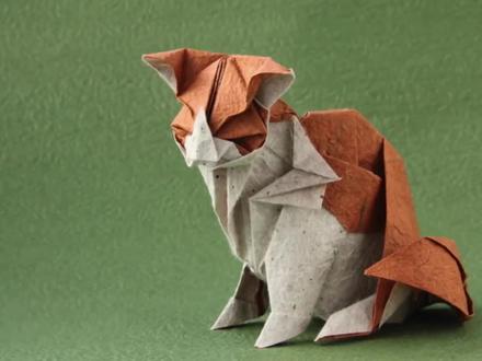立体折纸之人类可爱的陪伴者—猫咪