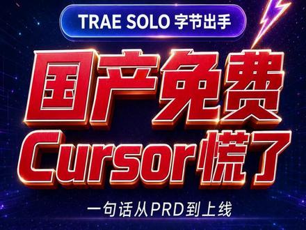 字节TRAE出手 Cursor慌了 国产AI编程免费用 字节出了个AI IDE叫TRAE,国内版完全免费。集成豆包和DeepSeek国产模型直连不翻墙,SOLO模式一句话从PRD到代码到测试到部署全自动。对比下Cursor Pro一个月145美元,Copilot 19美元,TRAE零元。讲真TRAE不是没问题,免费版每天调用次数有限制,Max模式消耗quota厉害,复杂项目还是Claude Code稳。但写小工具做毕业设计做侧项目,TRAE是国内打工人最实在的选择。 TRAE 字节 AI编程 国产工具 程序员