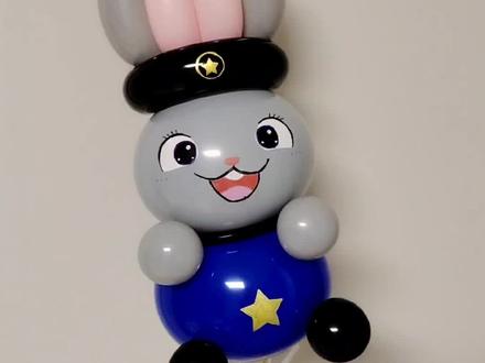 #疯狂动物城2 #气球朱迪警官#创意气球 #朱迪 #气球教程