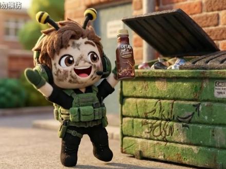 哈基蜂小朋友吃得饱饱#三角洲#三角洲行动#游戏#可爱#三角洲欢乐剧场