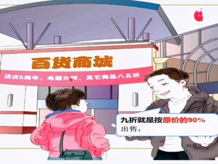 经常看到商场门口,红纸黑字写着″打折"销售商品,你会知道打几折记算法吗?今天我分享给你,让你清清楚楚、明明白白。