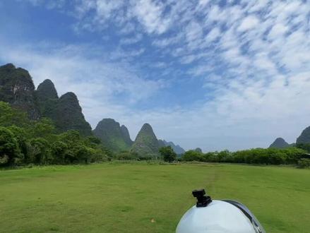 来,一起来遇龙河上空数竹筏了!#动力滑翔伞 #第一视角