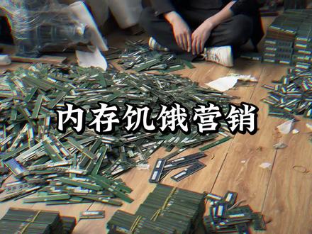 你玩饥饿营销,那我们将会一直保持饥饿#电脑 #内存条 #涨价 #饥饿营销