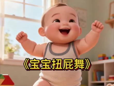 《宝宝扭屁舞》 宝宝跳舞 #创作灵感 #儿童劲嗨dj舞曲 #儿歌100首最火 #3到6岁儿童益智早教动画 #幼儿启蒙教育