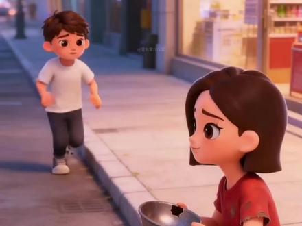 豆包变成一天流浪汉#青年创作者成长计划#豆包#AI动画#二次元#剧情