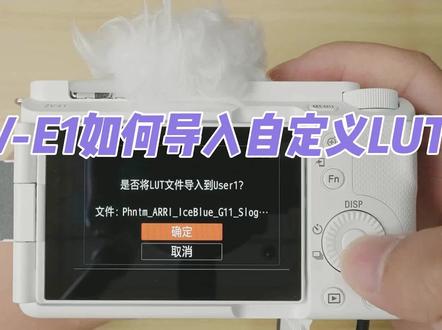 ZV-E1如何导入自定义LUT#ZVE1