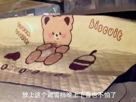 看看这个充电枪防雨罩的另一个用处,冬天有雨雪可以防止门把手上冻,放上遮雪挡第二天也不用早起铲雪了#防寒取暖神器迎接零下10度 #长安糯玉米#下雪天的正确打开方式
