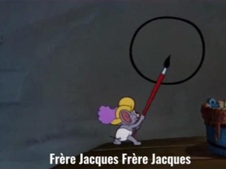 猫和老鼠中的法语儿歌~小泰菲的法语萌翻了~#法语入门 #法语口语 #法语学习 #法语教学 #法语 #猫和老鼠 @DOU+小助手 @抖音小助手