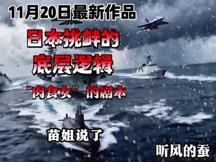 日本挑衅的底层逻辑,“肉食女”的剧本#热点