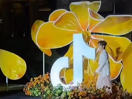 抖音繁花top2主播吴治岗红毯秀 @吴治岗 #抖音直播繁花盛典 #活动现场 #直击现场 #高光时刻