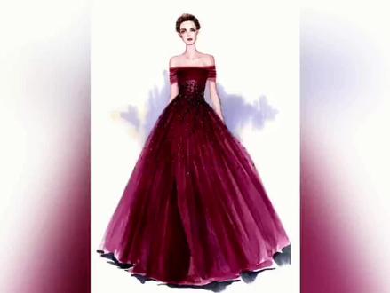 水彩手绘,今天你画了吗?#服装设计