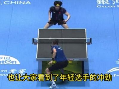 不服输!王楚钦4-3险胜松岛辉空,对手赛后放狠话:再练一年,我能战胜他#松岛辉空 #王楚钦
