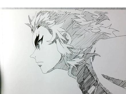 火影忍者中炎柱的画法