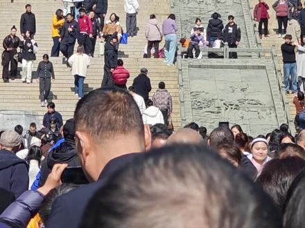 心有所愿,不如灵山一见#灵山大佛 #灵山胜境 #景区人山人海