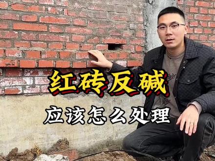 红砖反碱应该怎么处理#农村自建别墅 #别墅设计 #襄阳 #襄阳自建房