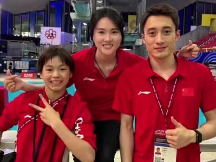 严师出高徒!#陈若琳 训练中凶#全红婵:自己得调动起来,比赛也喊累吗?#杭州亚运会 #中国跳水梦之队 #被这届亚运的氛围燃到了
