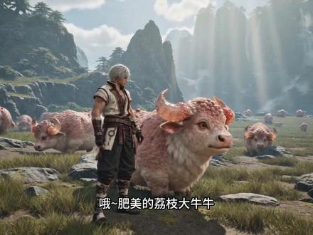 牛牛这么可爱!你为什么要吃牛牛! 西幻世界版劲夫《谁家牧师打拳的啊!》,没想到画面质感又恢复了,正才是西幻该有的画面嘛,最后希望大家可以文明发言,求求啦~!这对我真的很重要!#AIGC#ai视频#欢迎来到异世界#西幻