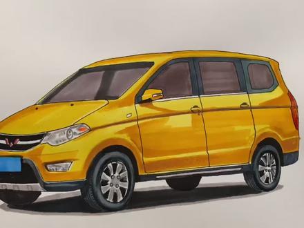 画了一个五菱宏光S1,五菱神车 #马克笔 #手绘 #汽车模型