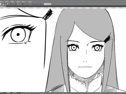 鸣人你回答我!无限月读好不好!?回答我!#玖辛奈 #火影忍者#鸣人 #绘画教程#画画