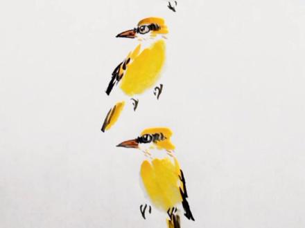 有方法,国画很简单#国画教程 #零基础学画画 #国画 #画画