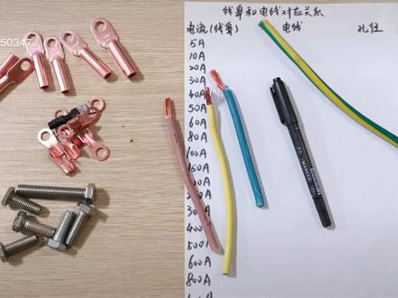 铜鼻子和电线搭配的小技巧