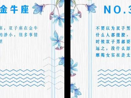 最能降的住双子座的三个星座@登登爱星座 @囡囡说星座