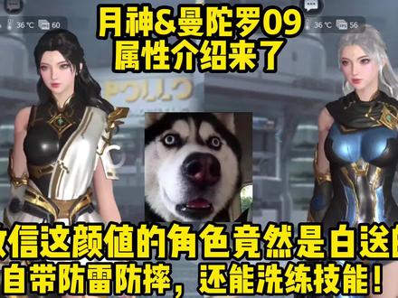 可以洗炼技能的角色都开始白送了?没错,月神属性详细介绍来了#手游cf