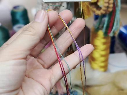 小白友好玉米结手绳开头教程#手工编织 #手工爱好者 #编绳教程 #创意手工 #记录真实生活