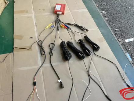 360全景详细安装教程,包含接线,拆门,穿线,拼接调试#撸车日常 #360全景安装教程