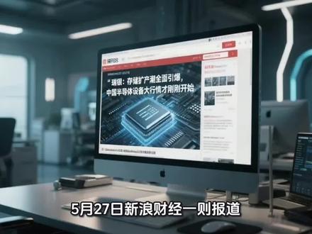 半导体设备爆发刚刚拉起 来自新浪财经的一条消息。我国的半导体设备爆发刚刚开始阶段。#瑞银 #半导体设备 #北方华创