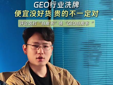 同样是做geo服务,为什么价格差别那么大?“差”距究竟在哪?#geo优化 #geo #ai搜索 #ai营销