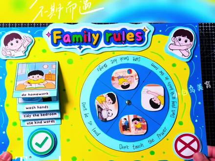 🔥四下英语家庭规则手抄报family rule #familyrules #家庭规则英语 #英语家庭规则 #家庭规则英语手抄报 #四下英语家庭规则